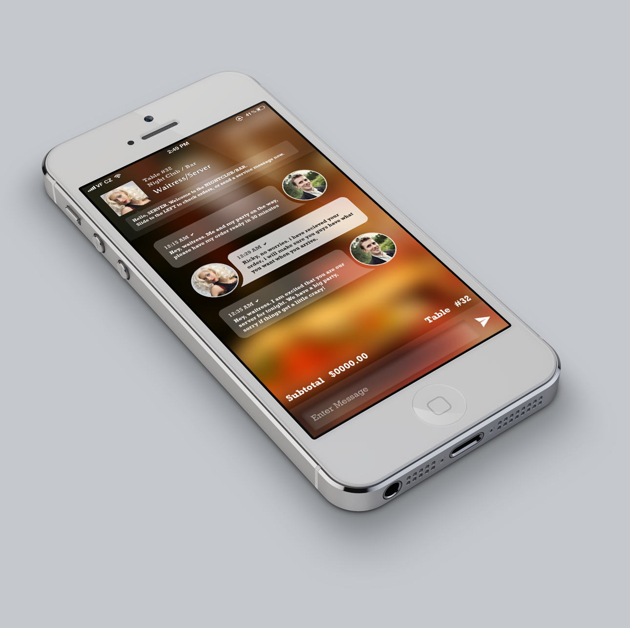 App Design by huzefa072 for Instant Communication, INC | Design #5086321
