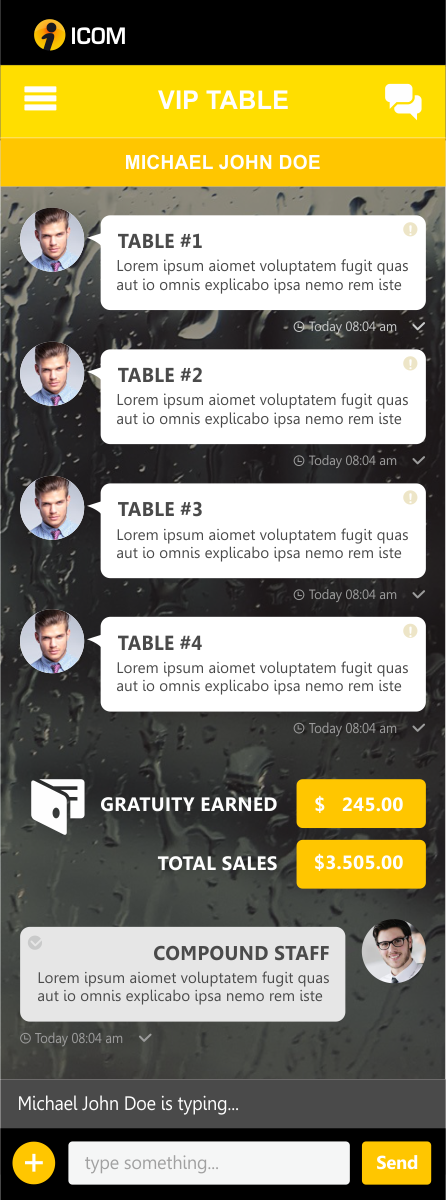 App Design by Silverfox Studio for Instant Communication, INC | Design #5116177