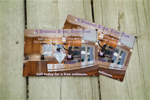 Postcard Design by Arnel for Jenny''s Diamond Shine Cleaning Company | Design: #5014539