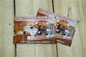 Postcard Design by Arnel for Jenny''s Diamond Shine Cleaning Company | Design #5021207