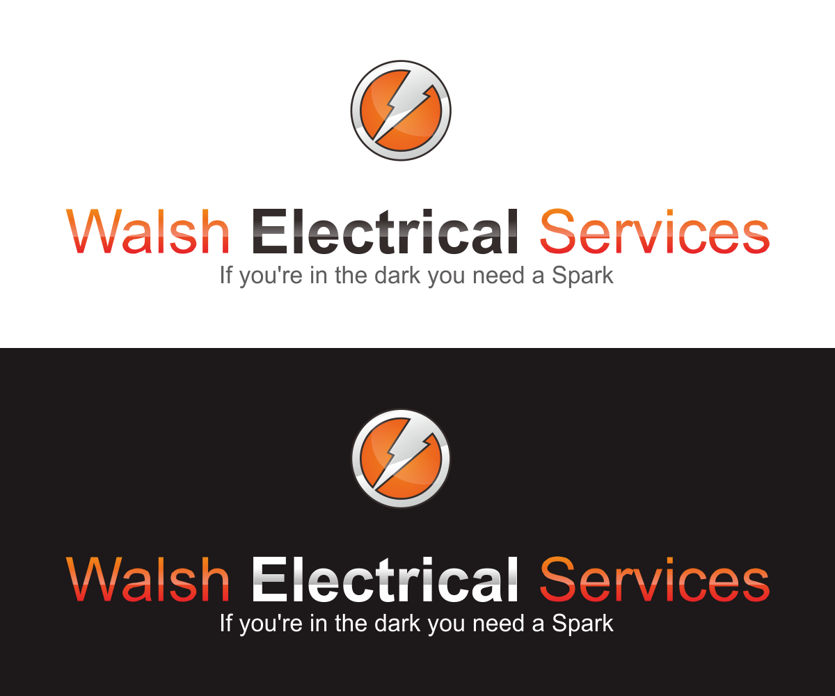Logo Design by Ryozz for Walsh Electrical Services | Design #5061738