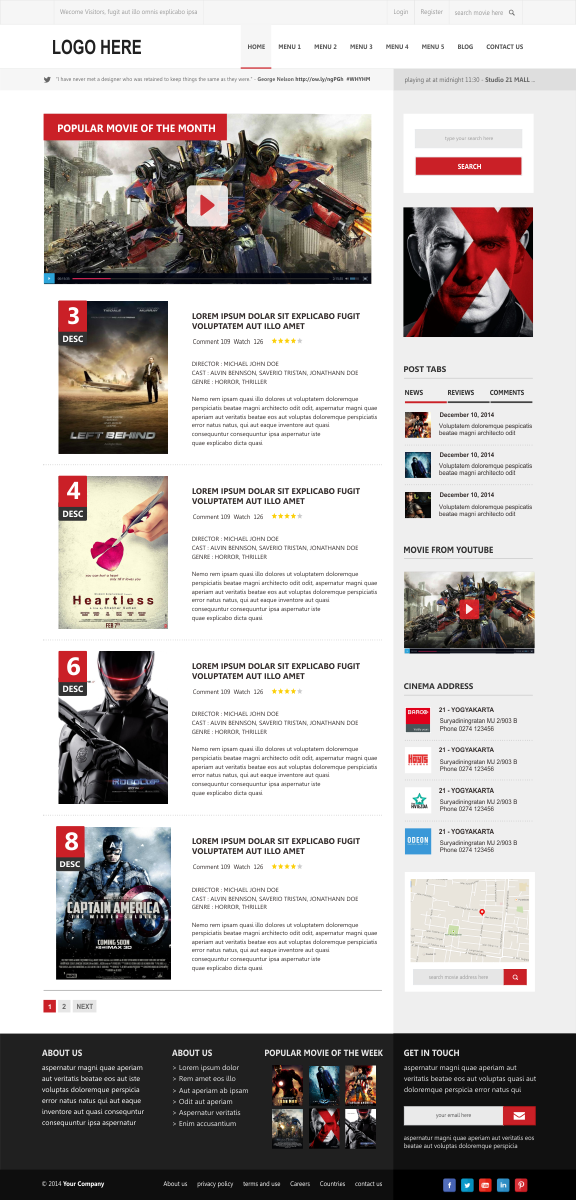 Web Design by Silverfox Studio for this project | Design #5038885