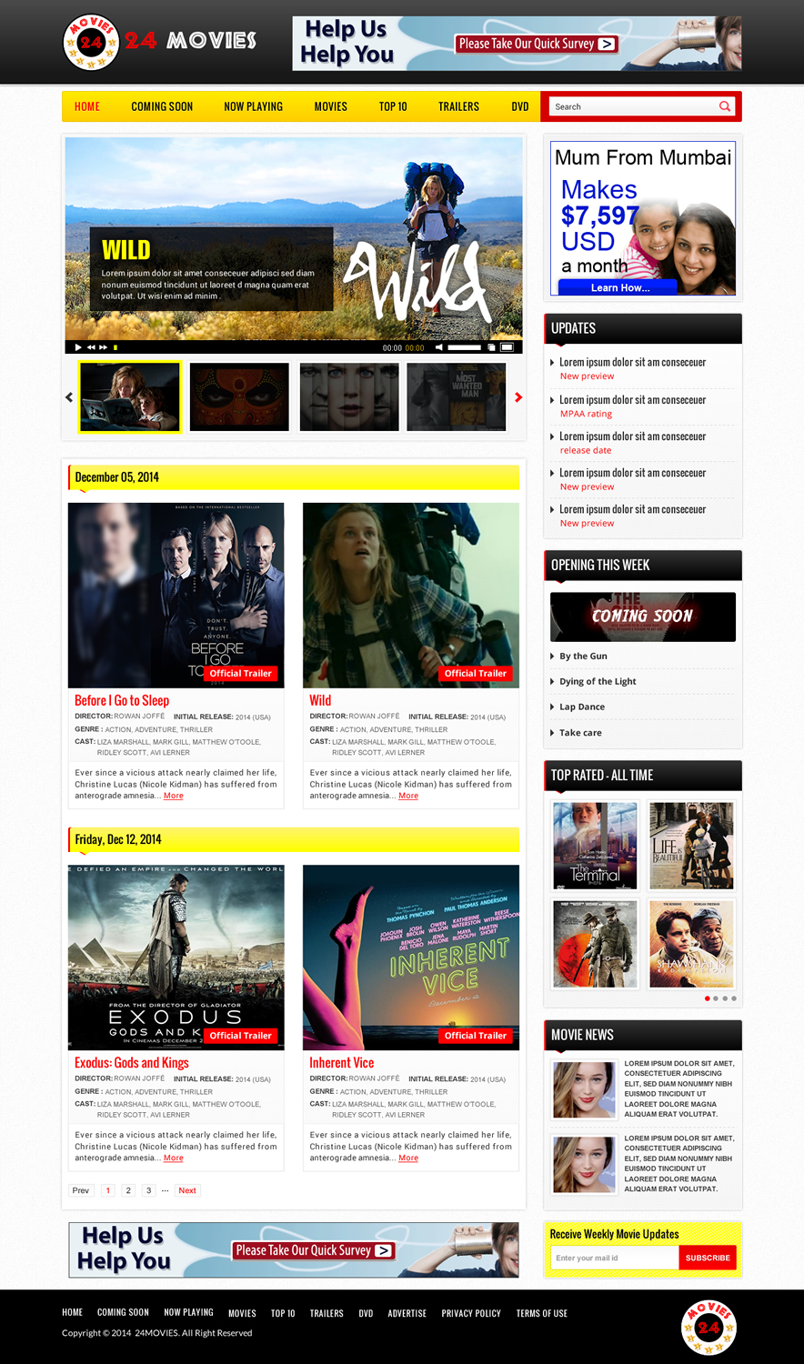 Web Design by Sbss for this project | Design #5019545