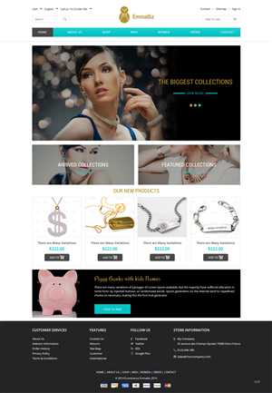 Web Design by pb for this project | Design: #5011189