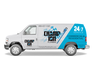 Graphic Design by WholeBranding® for Champion Plumbing Pro Inc. | Design: #1407108