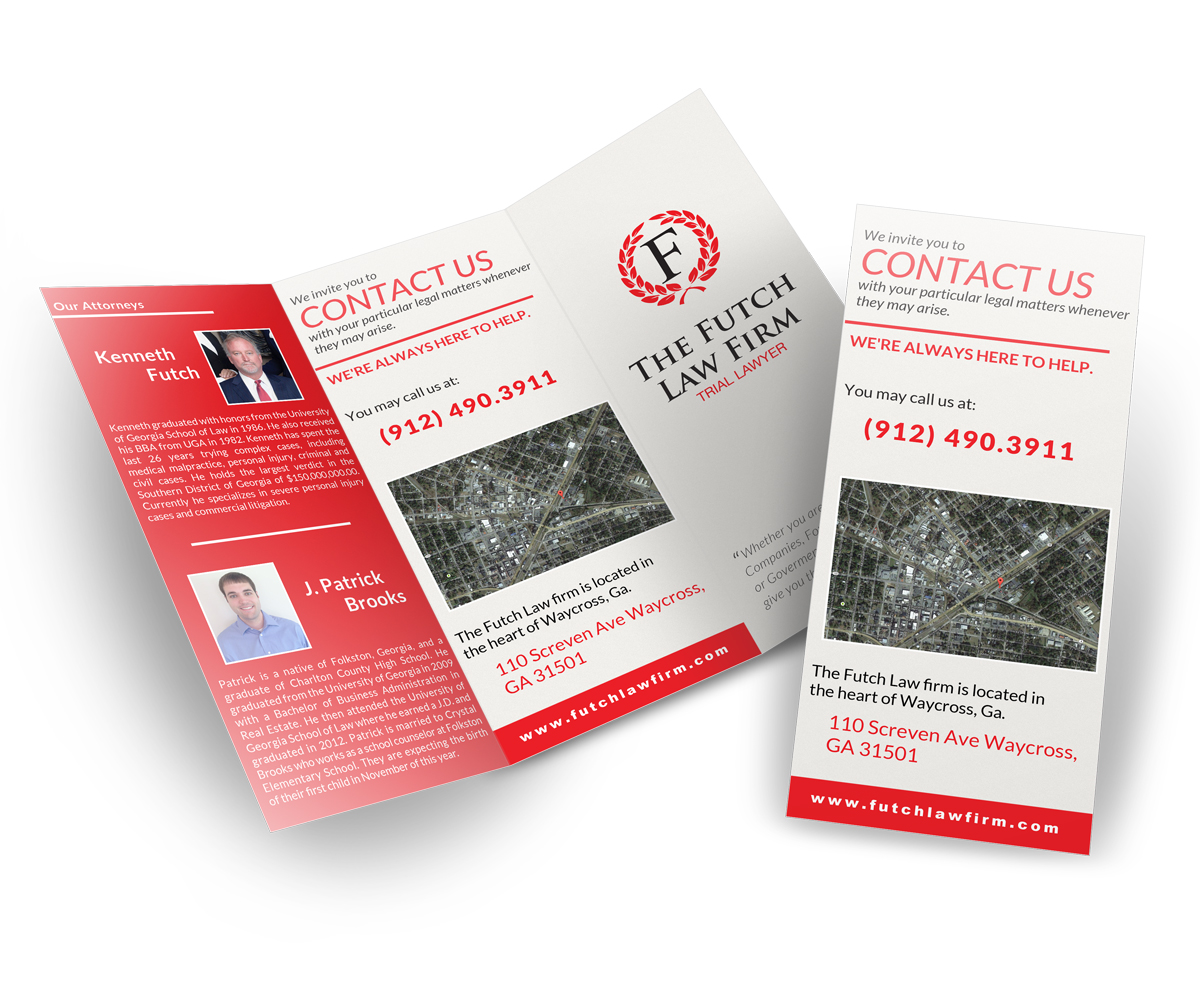 Brochure Design by neboica for The Futch Law Firm | Design #5047543