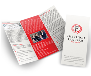 Brochure Design by neboica for The Futch Law Firm | Design: #5047547