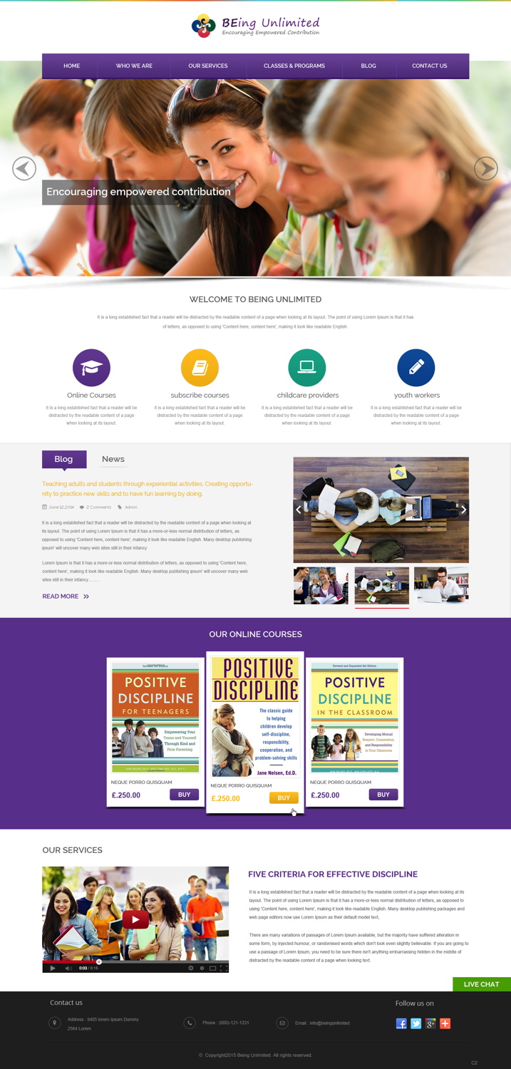 Wordpress Design by pb for this project | Design #5344773