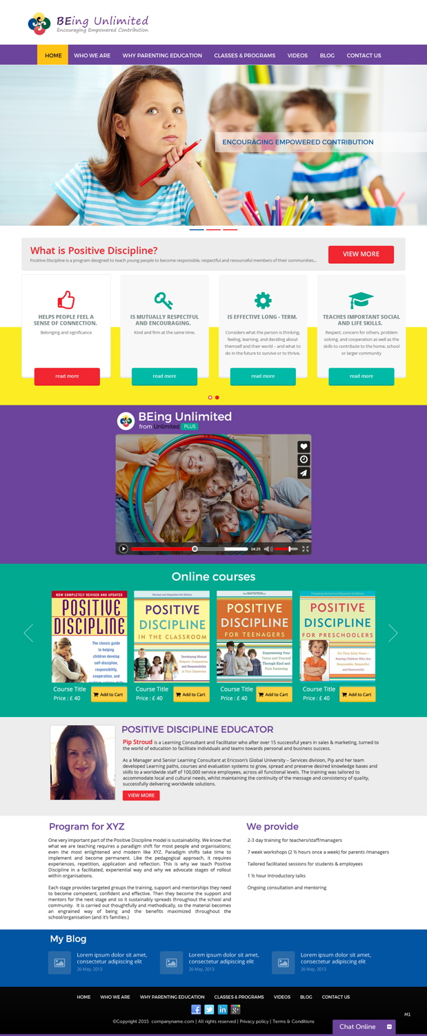 Wordpress Design by pb for this project | Design #5368167