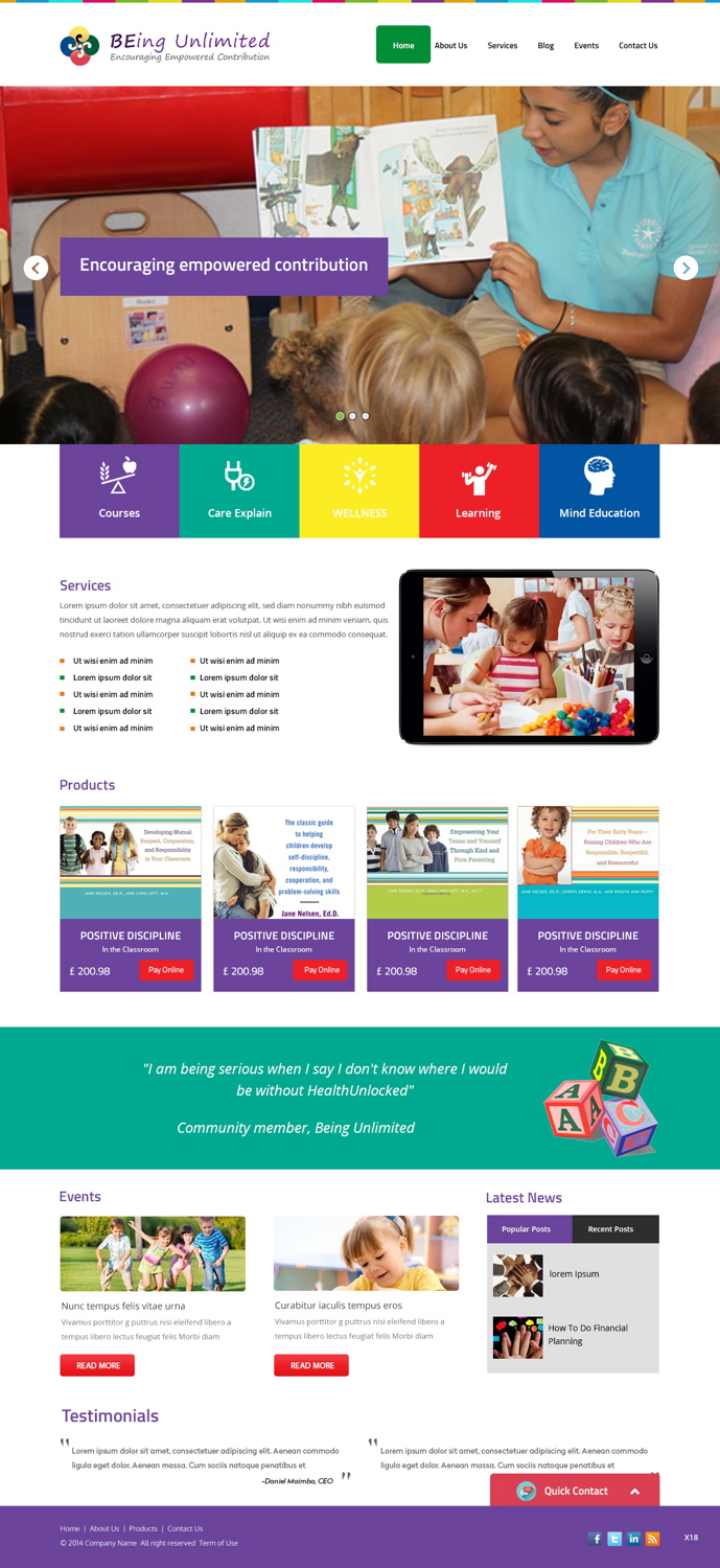 Wordpress Design by pb for this project | Design #5368170