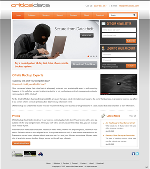 Web Design by pb for this project | Design: #1414734