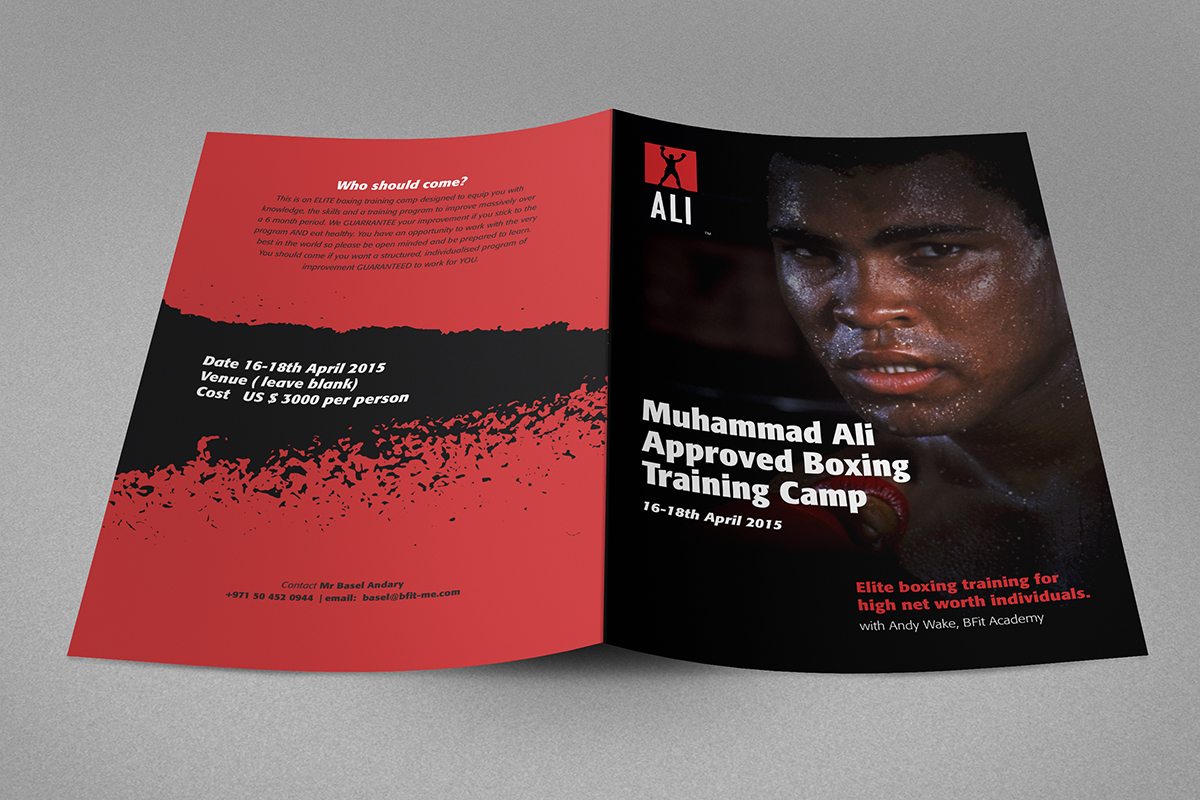 Brochure Design by laxman2creative for Boxercise | Design #5060983