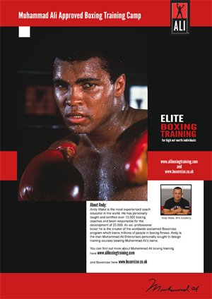 Brochure Design by Designer Mate for Boxercise | Design #5050586