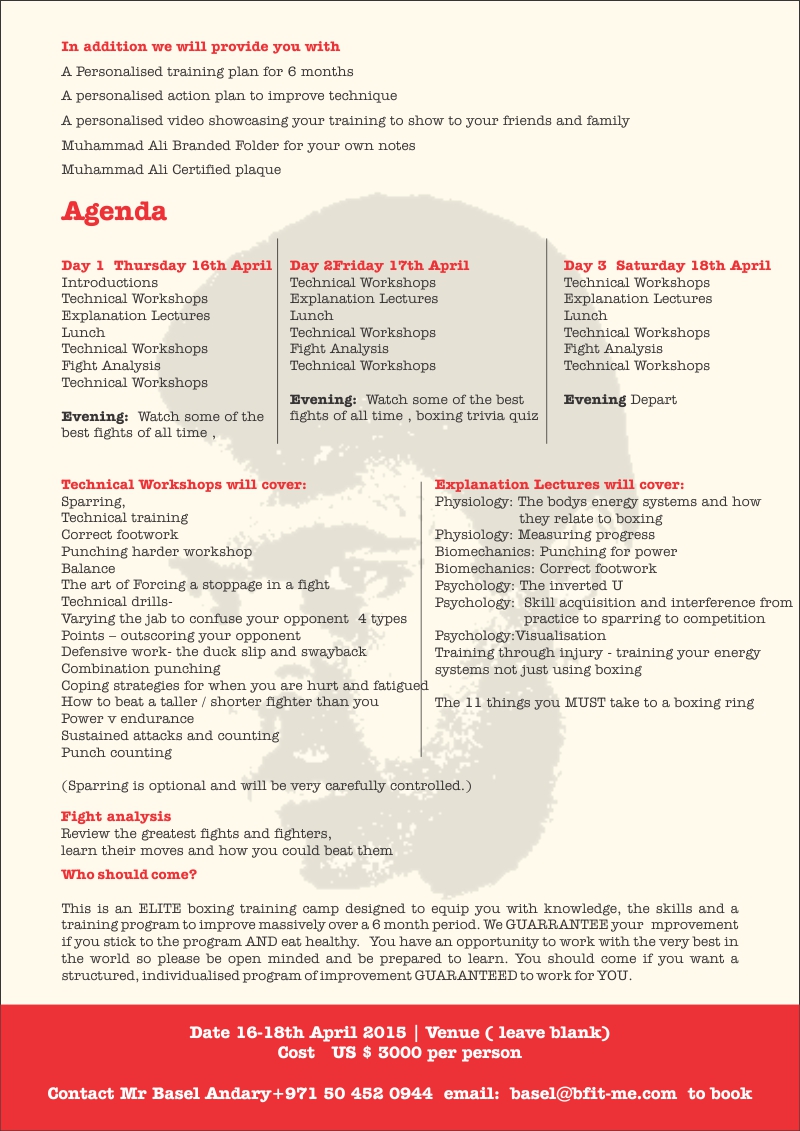 Brochure Design by Savitra for Boxercise | Design #5013335