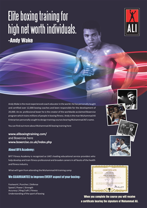 Brochure Design by Savitra for Boxercise | Design: #5049983