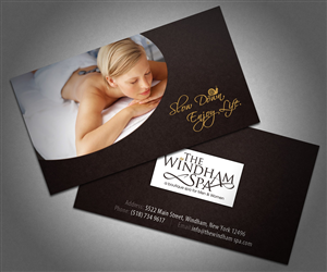 Business Card Design by bmaverick for The Windham Spa | Design #1436858