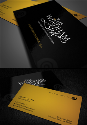 Design de Carte de Visite par acgrapix pour The Windham Spa | Design : #1407767