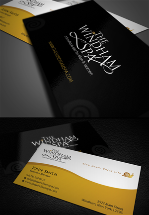 Design de Carte de Visite par acgrapix pour The Windham Spa | Design : #1407800