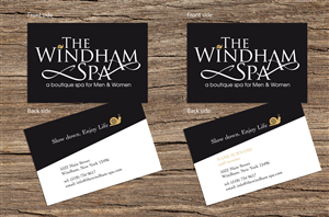 Design de Carte de Visite par Helena pour The Windham Spa | Design : #1462325