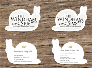 Design de Carte de Visite par Helena pour The Windham Spa | Design : #1462424