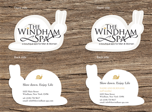 Design de Carte de Visite par Helena pour The Windham Spa | Design : #1462445