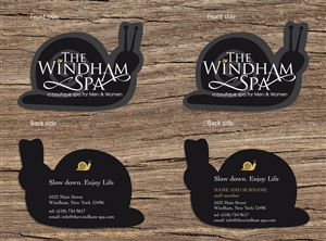 Design de Carte de Visite par Helena pour The Windham Spa | Design : #1462450
