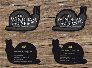 Design de Carte de Visite par Helena pour The Windham Spa | Design : #1462460