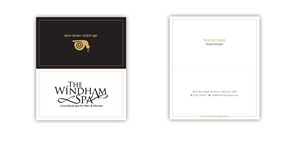 Business Card Design by richardjdesign for The Windham Spa | Design: #1587138