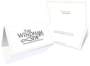 Business Card Design by richardjdesign for The Windham Spa | Design: #1587143
