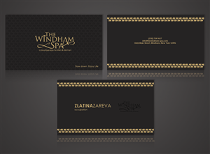 Business Card Design by Lestrim for The Windham Spa | Design: #1412572