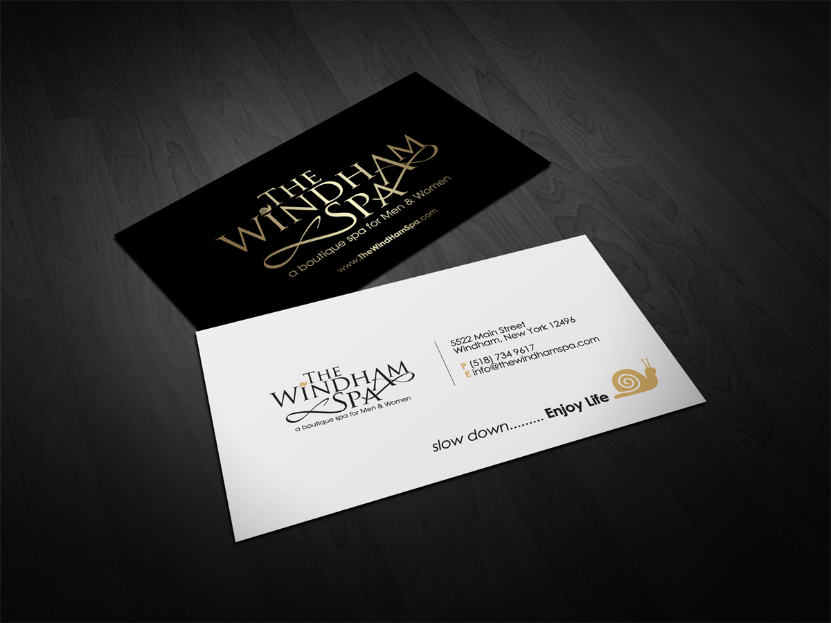 Business Card Design by diRtY.EMM for The Windham Spa | Design #1406735