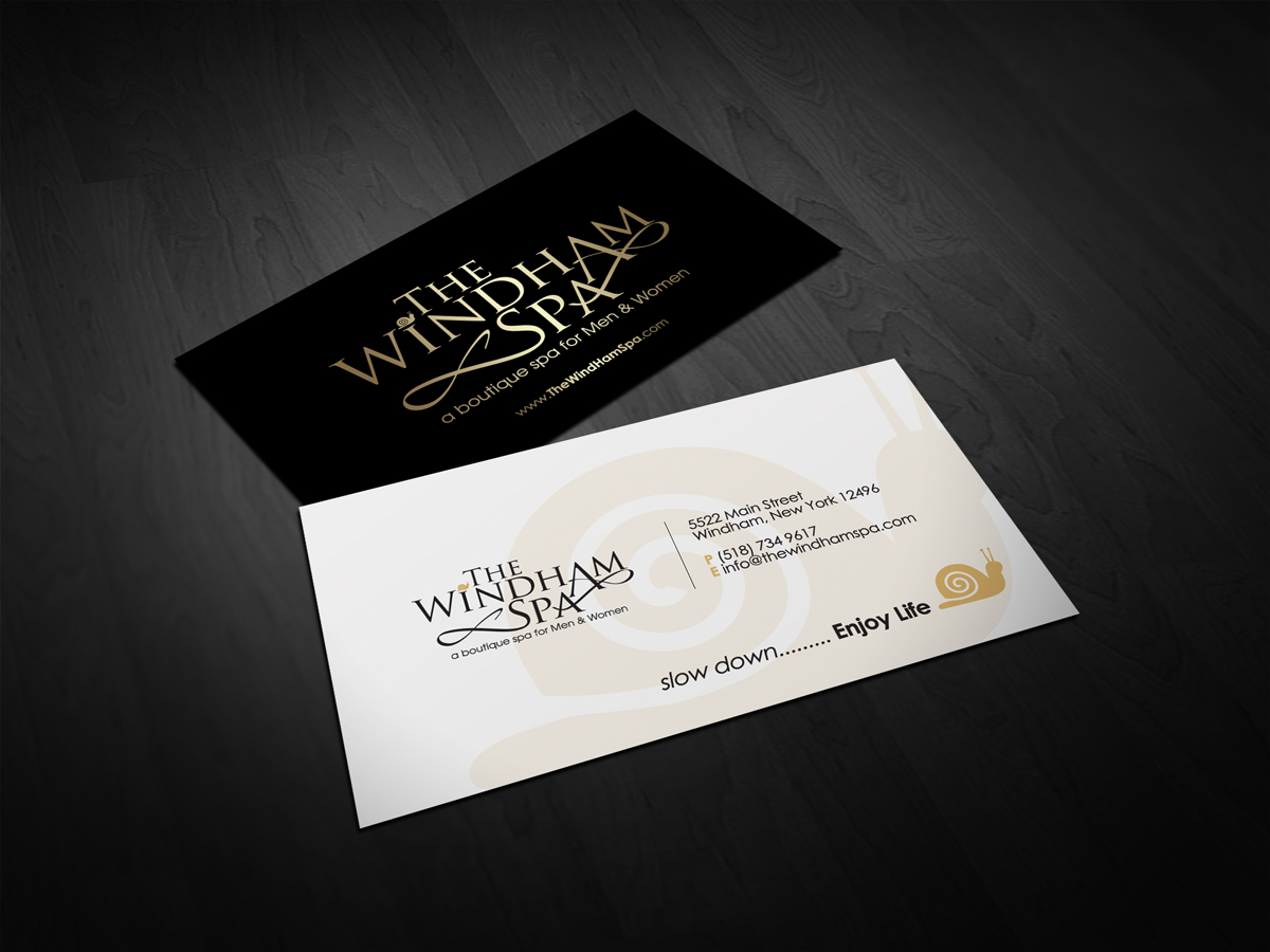 Business Card Design by diRtY.EMM for The Windham Spa | Design #1406737