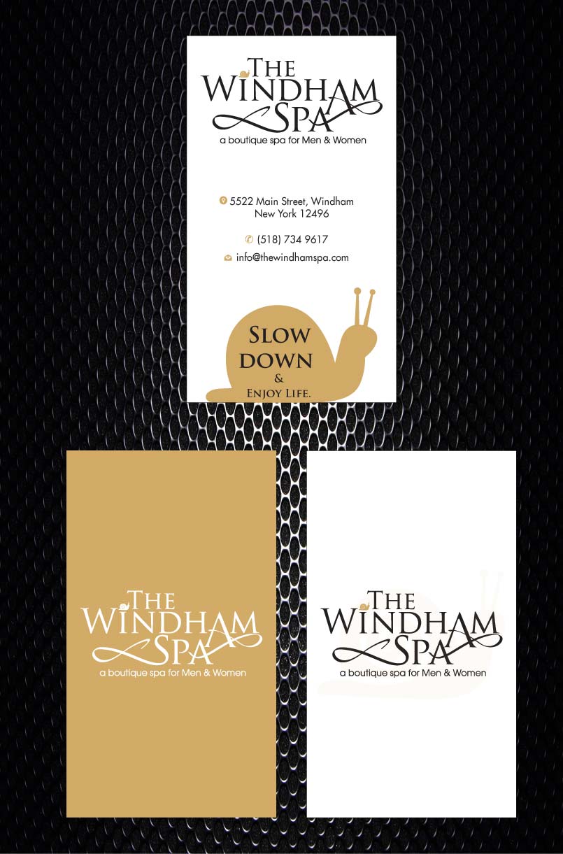 Business Card Design by Sbss for The Windham Spa | Design #1408047