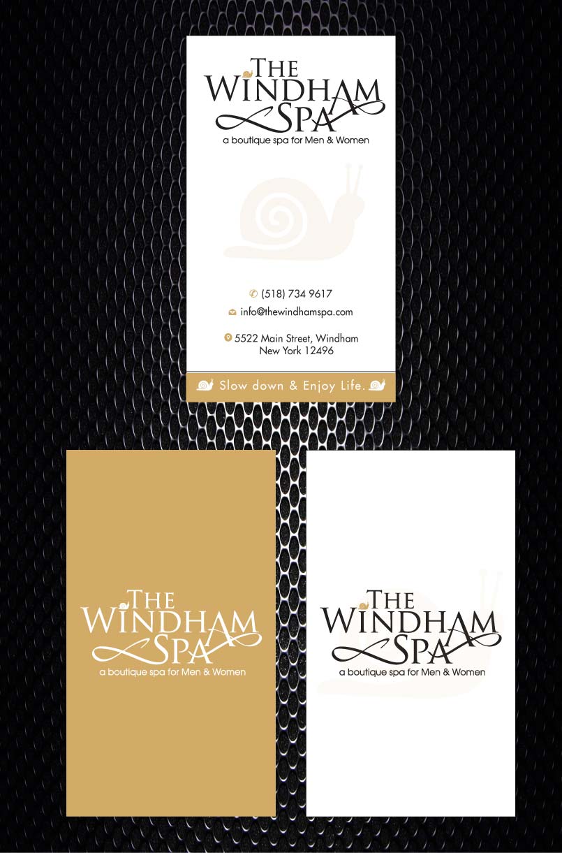 Business Card Design by Sbss for The Windham Spa | Design #1408068