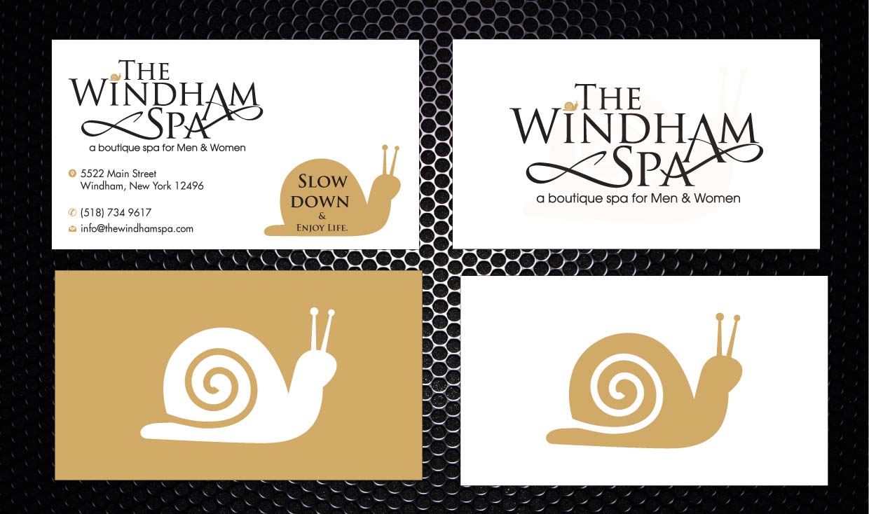 Business Card Design by Sbss for The Windham Spa | Design #1408886
