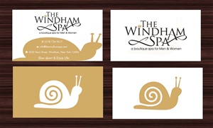 Business Card Design by Sbss for The Windham Spa | Design: #1408888