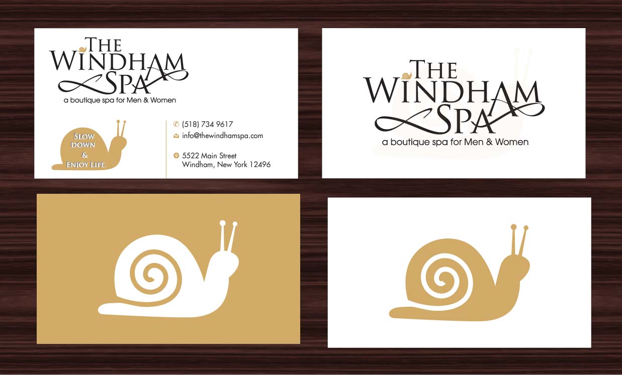 Business Card Design by Sbss for The Windham Spa | Design #1408900