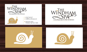 Business Card Design by Sbss for The Windham Spa | Design: #1408900