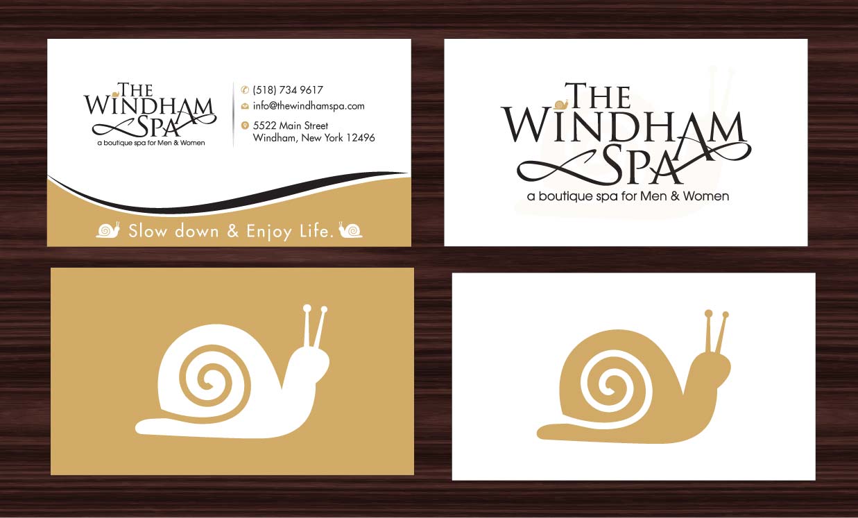 Business Card Design by Sbss for The Windham Spa | Design #1408902