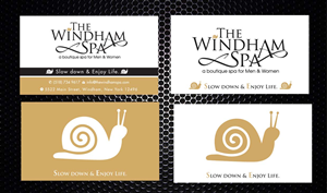 Business Card Design by Sbss for The Windham Spa | Design: #1408904