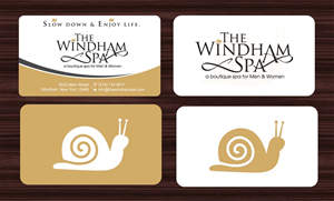 Business Card Design by Sbss for The Windham Spa | Design: #1408910