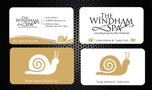 Business Card Design by Sbss for The Windham Spa | Design: #1408912