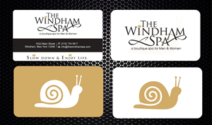 Business Card Design by Sbss for The Windham Spa | Design: #1408918