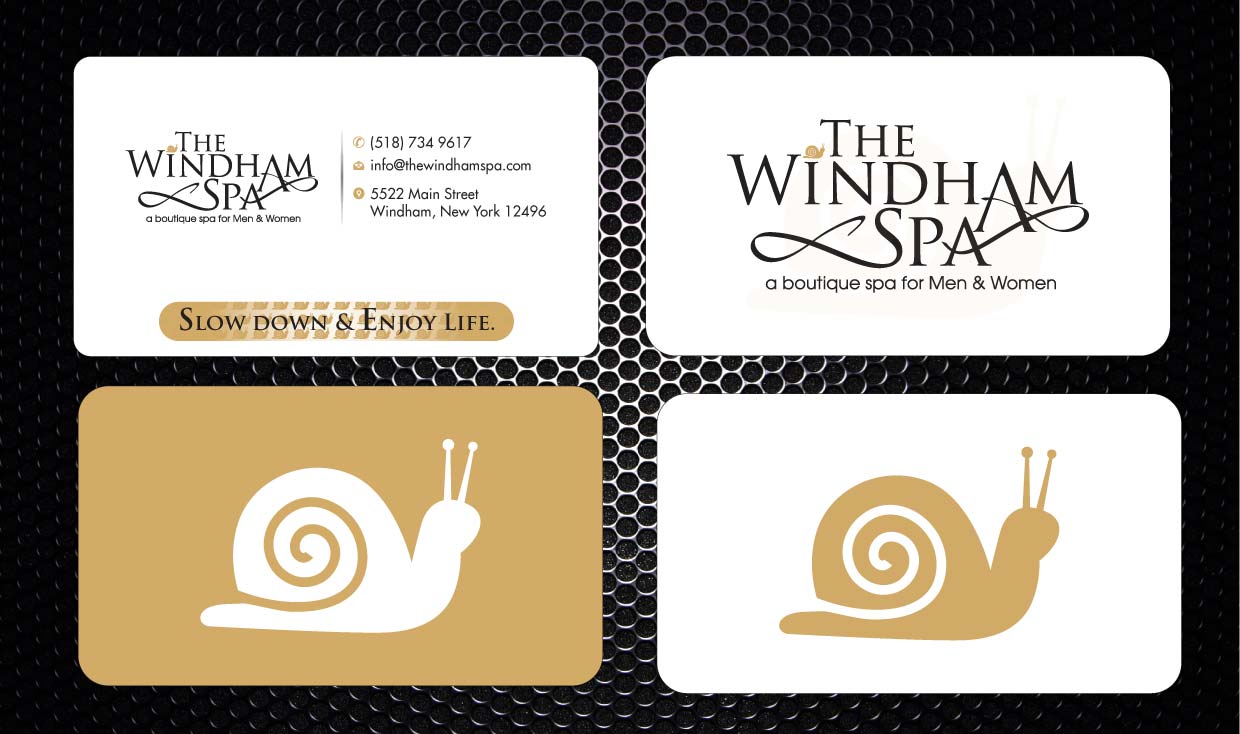 Business Card Design by Sbss for The Windham Spa | Design #1408919