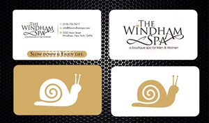 Business Card Design by Sbss for The Windham Spa | Design: #1408919