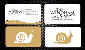 Business Card Design by Sbss for The Windham Spa | Design: #1408927