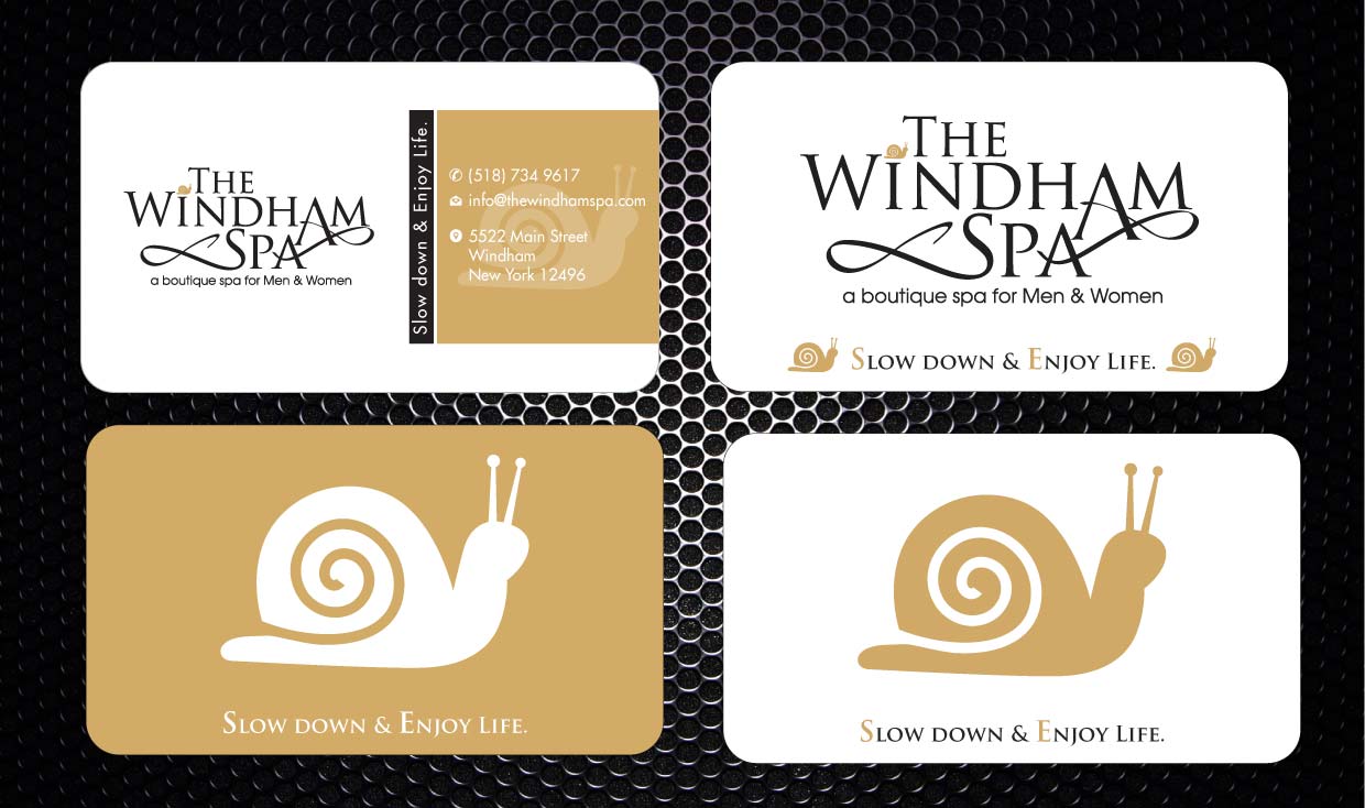 Business Card Design by Sbss for The Windham Spa | Design #1408929