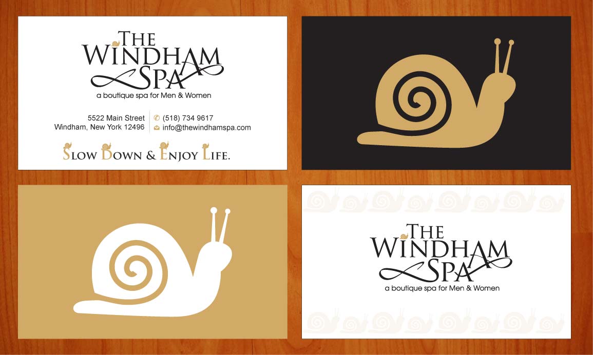 Business Card Design by Sbss for The Windham Spa | Design #1408973