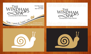 Design de Carte de Visite par Sbss pour The Windham Spa | Design : #1408978