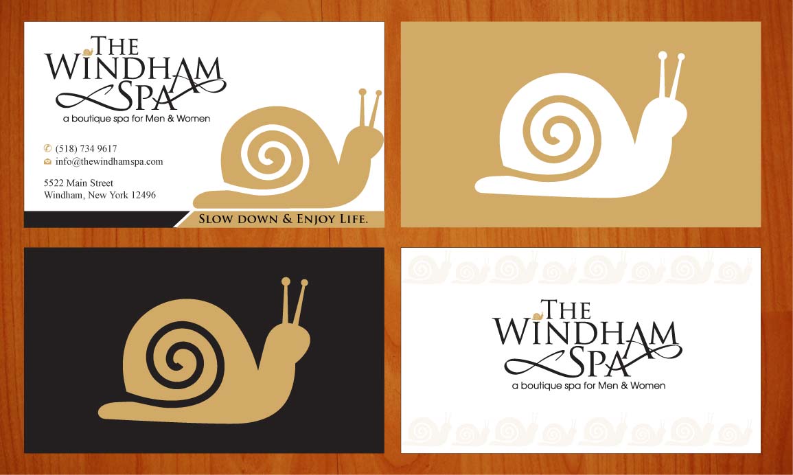 Business Card Design by Sbss for The Windham Spa | Design #1408990